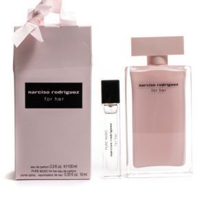 Narciso Rodriguez For Her edp 100ml  & Pure Musc For Her edp 10ml